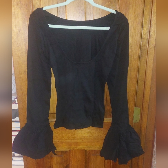 Free People Black In Our Moment top size large - Picture 7 of 10